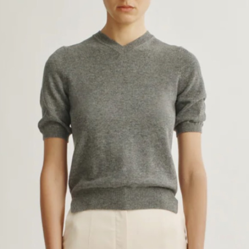 Attersee Dez Sweater in Wool and Cashmere Gray